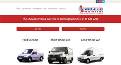 Desktop Screenshot of gbvehiclehire.co.uk